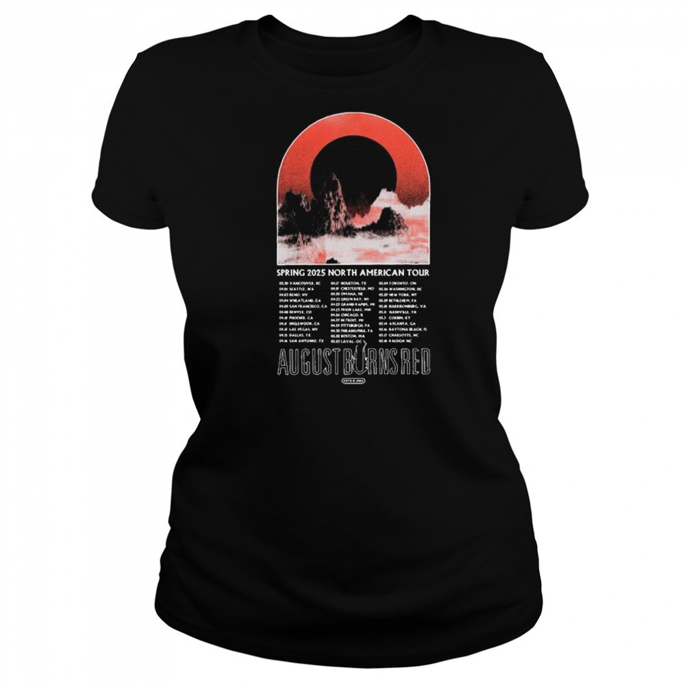 August Burns Red Mountains North American Spring Tour 2025 t-shirt Women's T-shirt