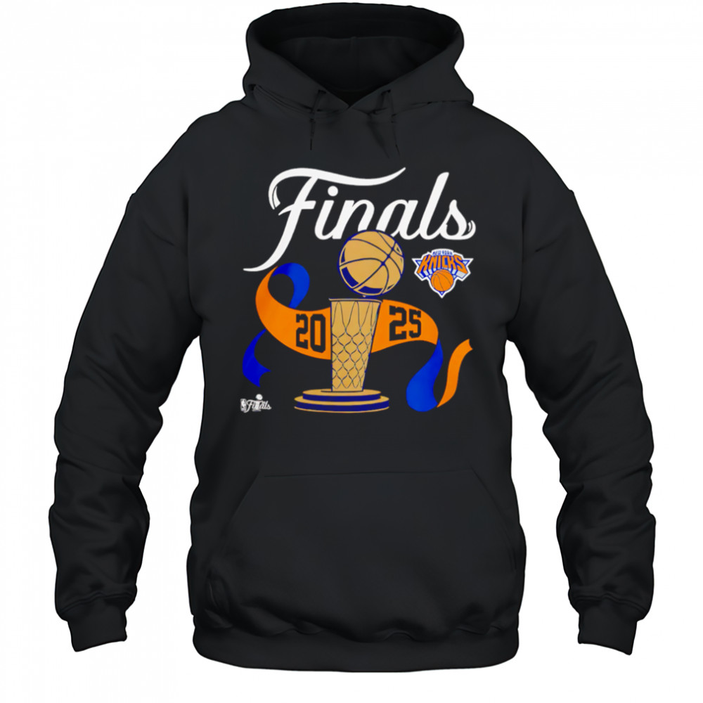 Basketball Finals Trophy New York Knicks 2025 shirt Hoodie