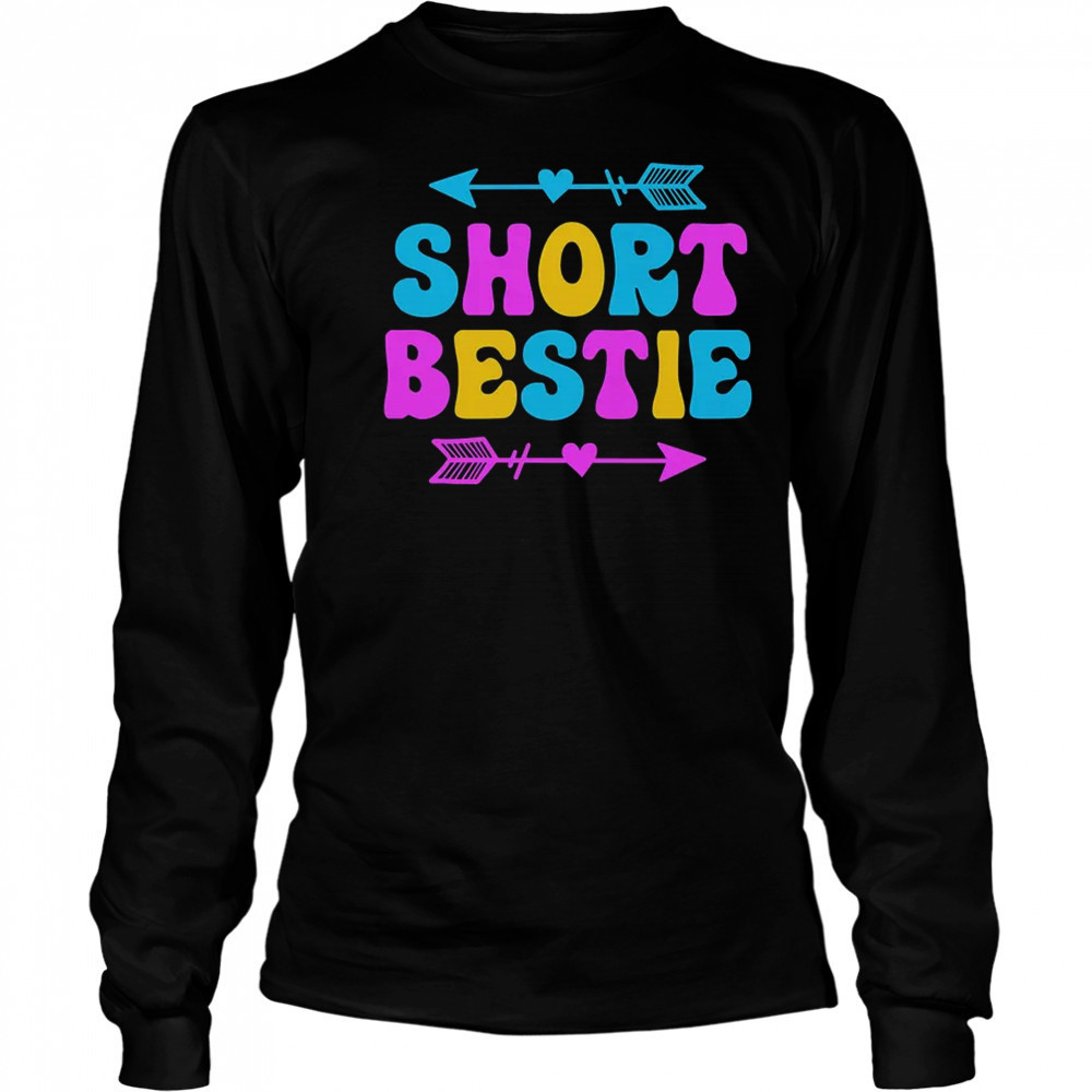 Best Friends Matching Short Bestie Tall Besties Squad BFF shirt Long Sleeved