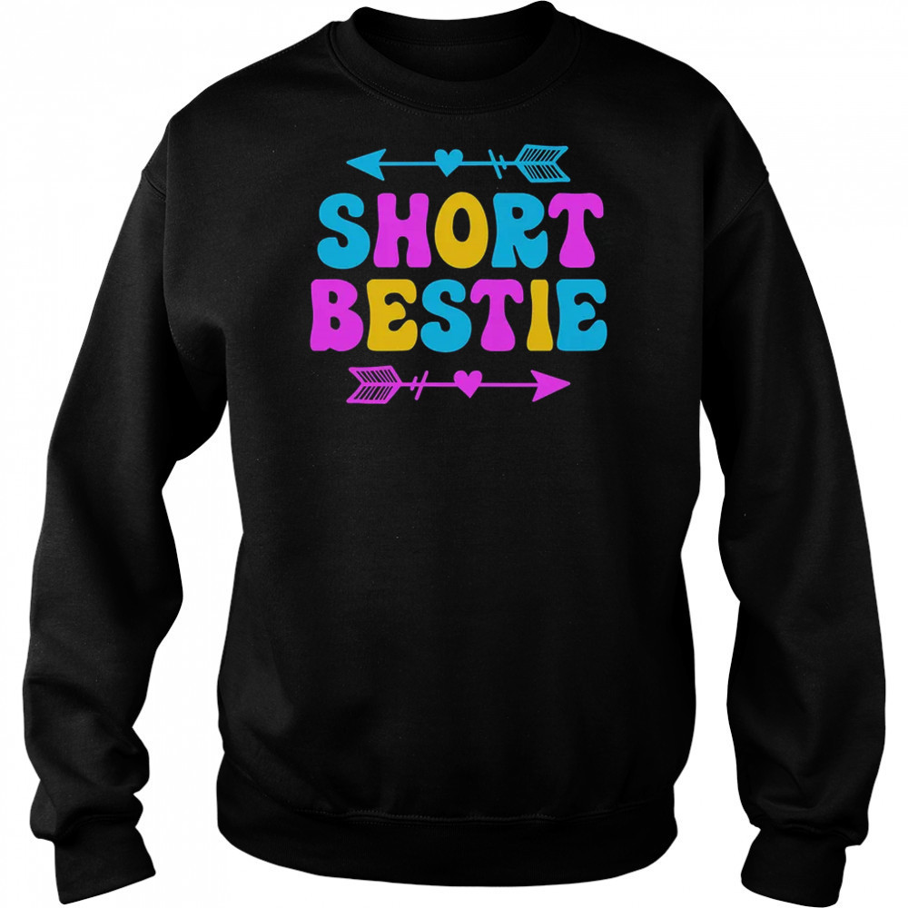 Best Friends Matching Short Bestie Tall Besties Squad BFF shirt Hoodie