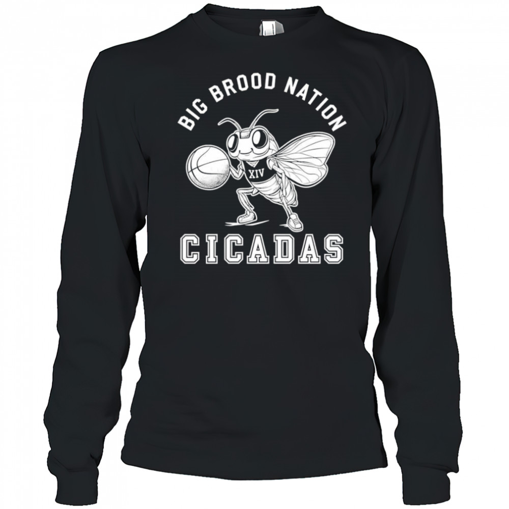 Big Brood Nation Cicadas basketball shirt Long Sleeved