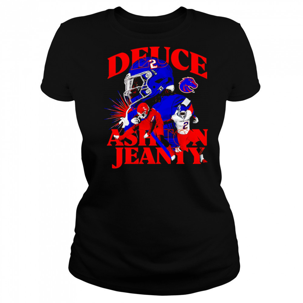 Boise State Broncos Black Ashton Jeanty shirt Women's T-shirt