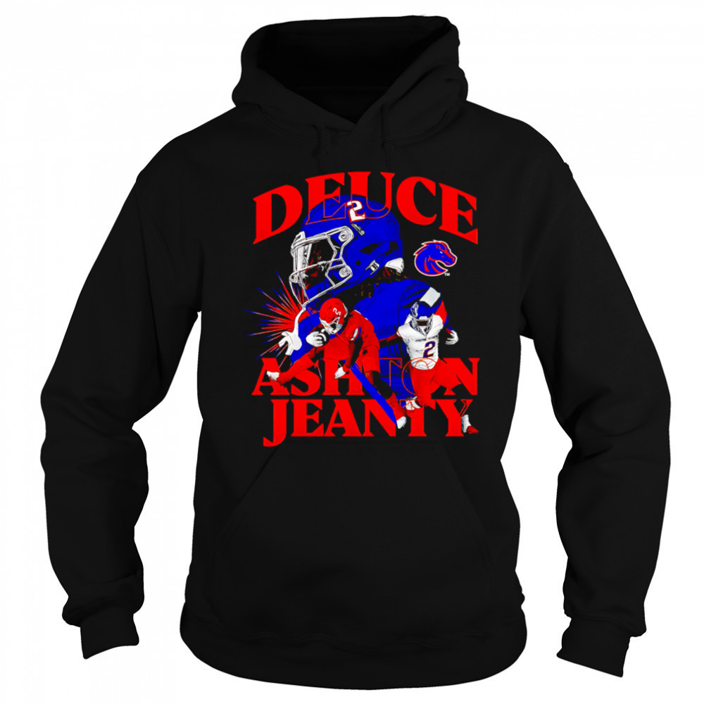 Boise State Broncos Black Ashton Jeanty shirt Sweatshirt