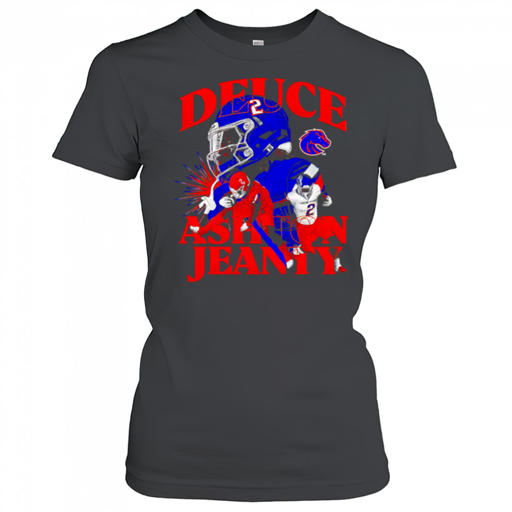 Boise State Broncos Black Ashton Jeanty shirt Women's T-shirt