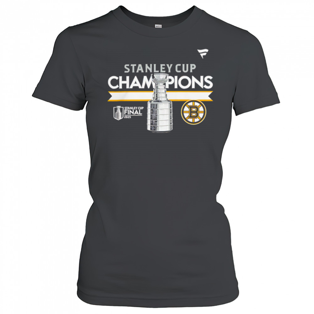 Boston Bruins NHL 2025 Stanley Cup Victory shirt Women's T-shirt