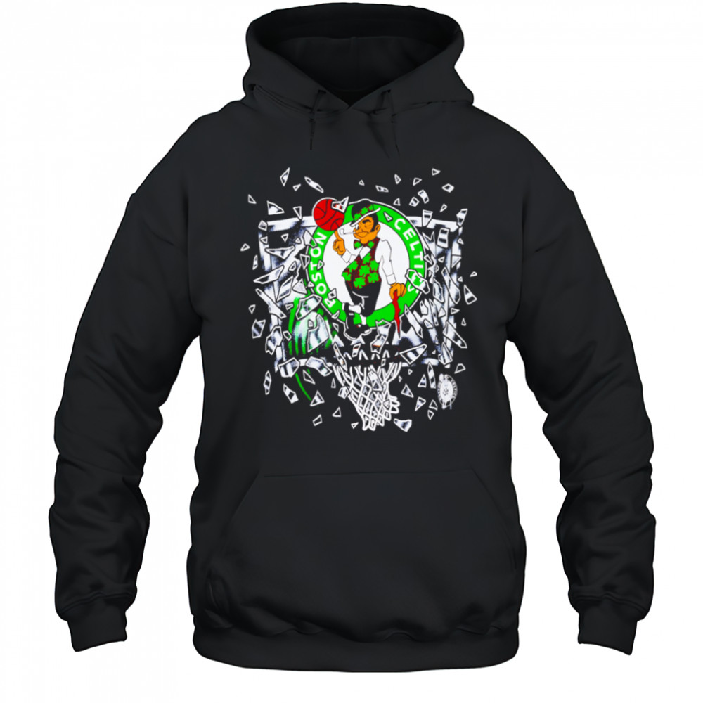 Boston Celtics Shattered Vintage shirt Hoodie