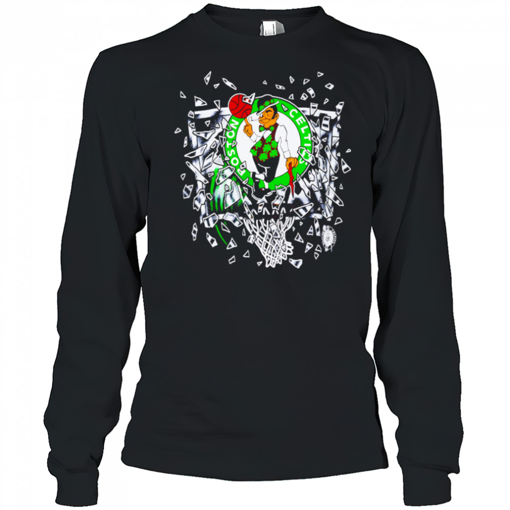 Boston Celtics Shattered Vintage shirt Long Sleeved