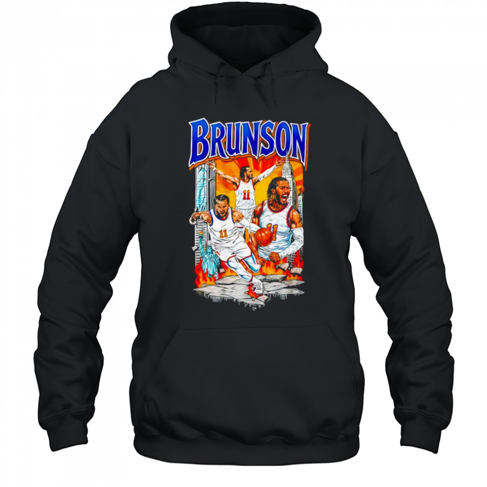 Brunson New York Knicks Captain basketball graphic shirt Hoodie