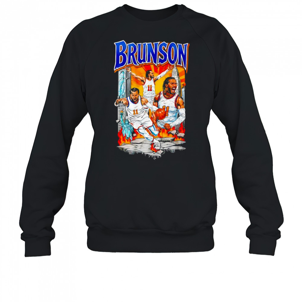 Brunson New York Knicks Captain basketball graphic shirt Sweatshirt