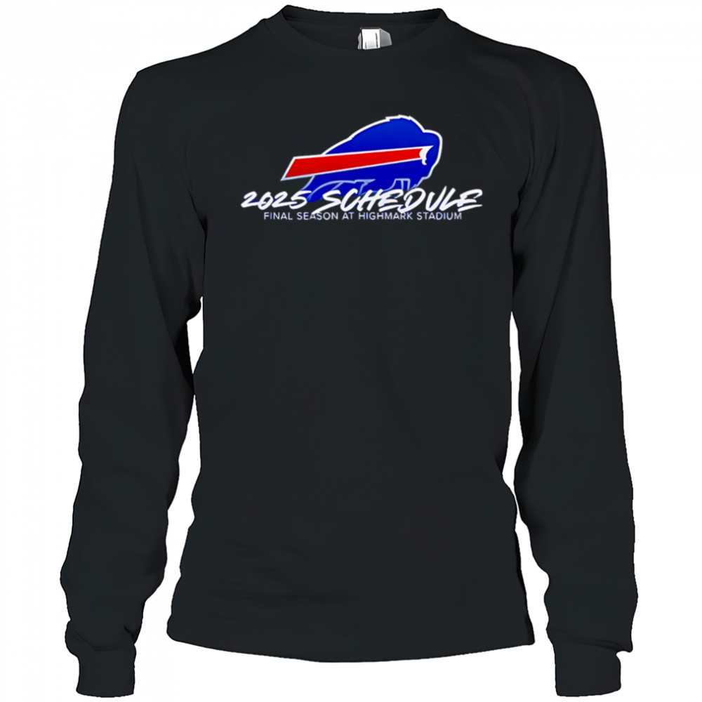 Buffalo Bills Highmark Stadium Farewell Season 2025 logo shirt Long Sleeved