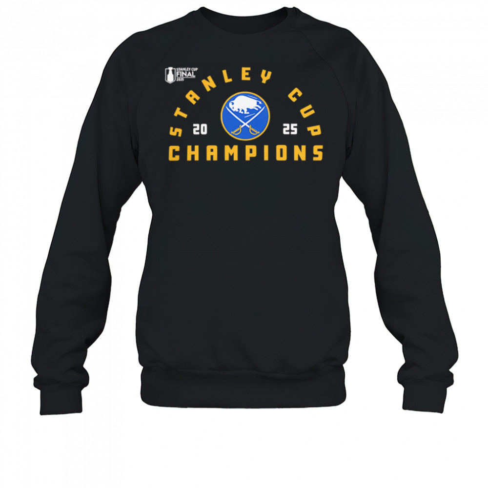 Buffalo Sabres Black 2025 Stanley Cup Champions shirt Sweatshirt