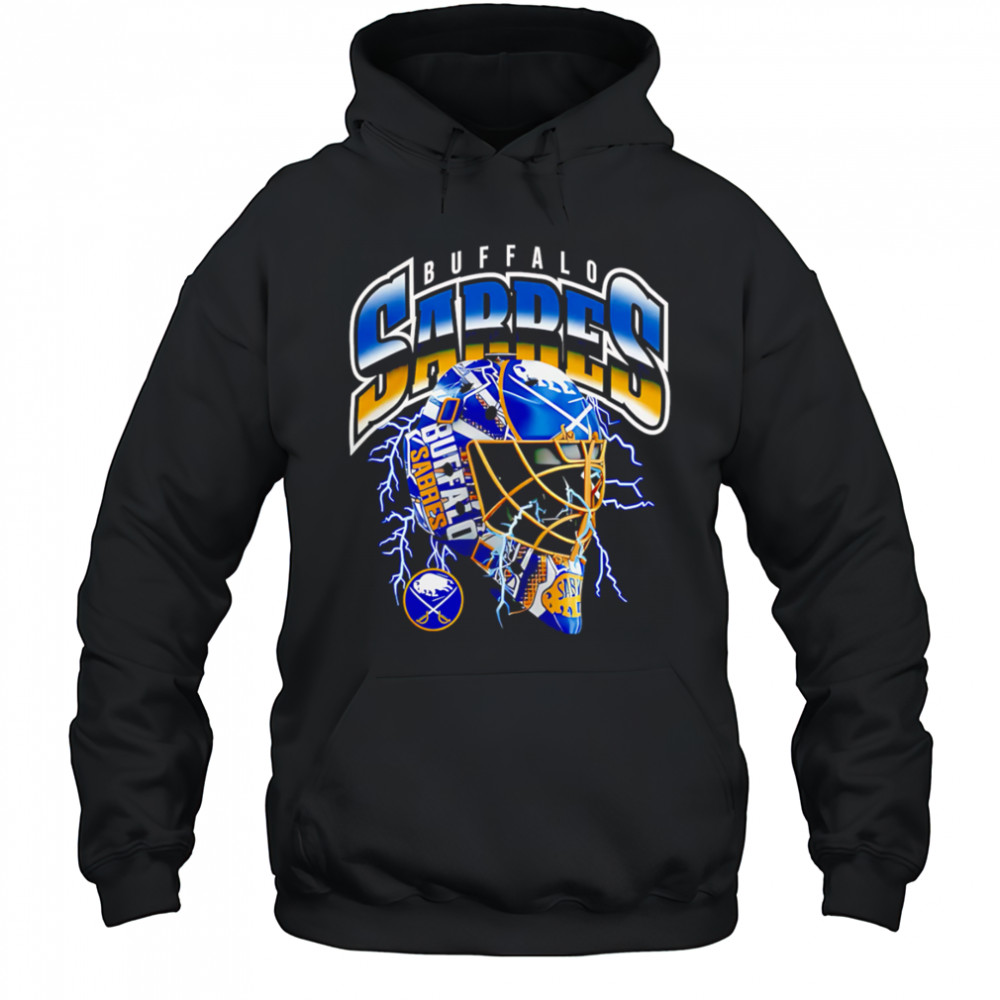 Buffalo Sabres Crease Lightning helmet shirt Hoodie