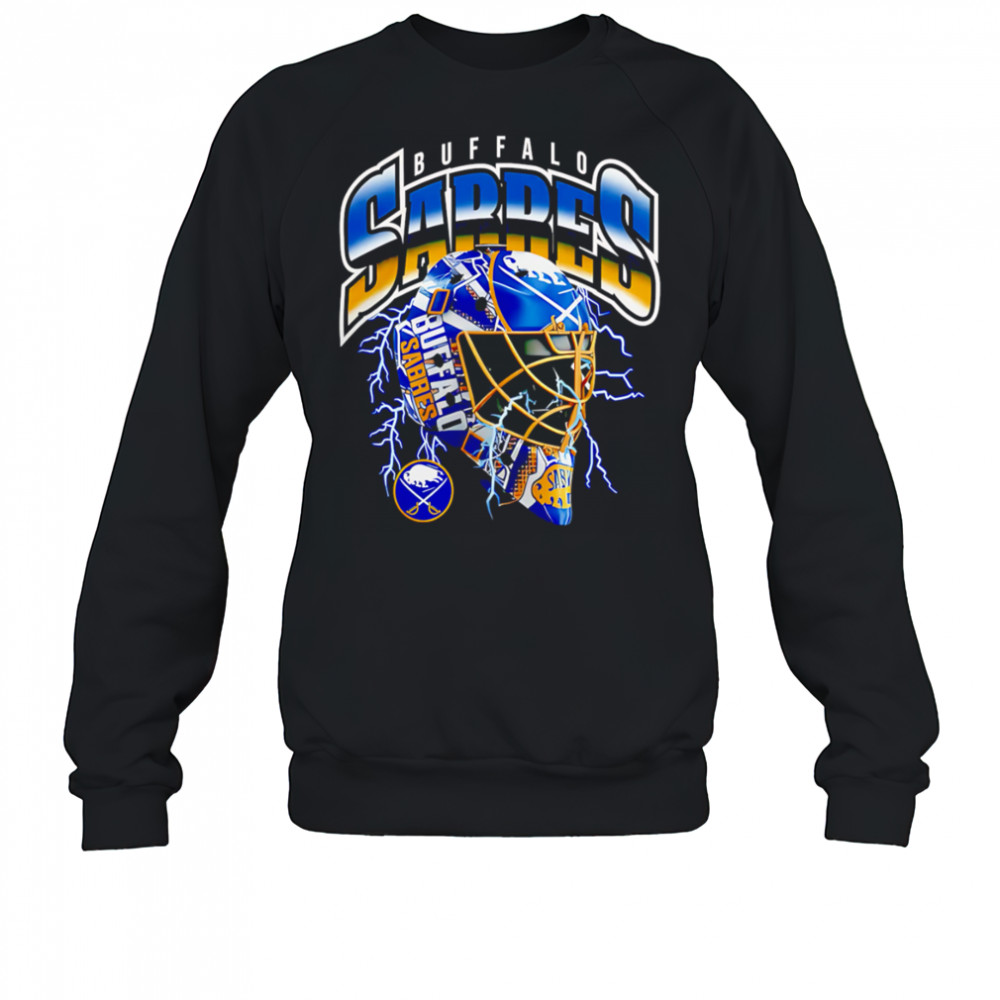 Buffalo Sabres Crease Lightning helmet shirt Sweatshirt