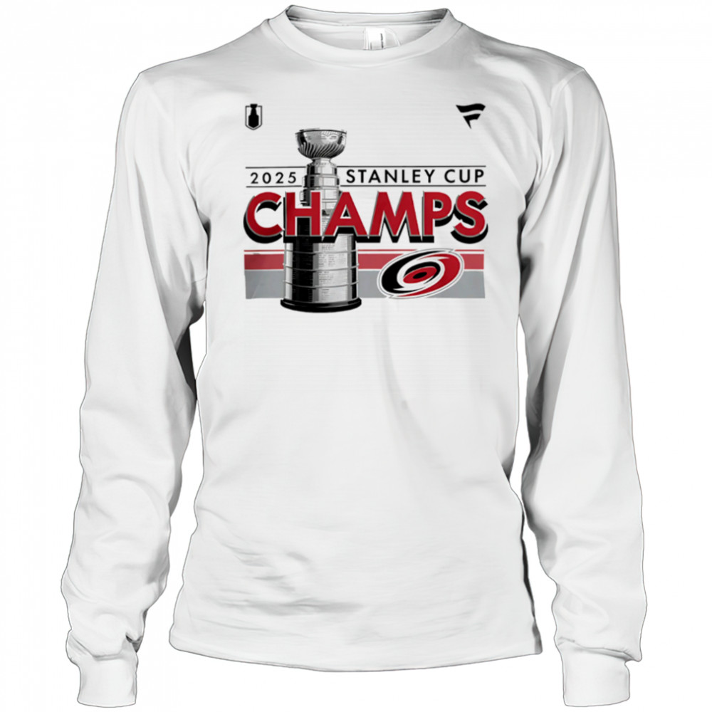 Carolina Hurricanes 2025 Stanley Cup Nhl Champions Locker Room shirt Long Sleeved