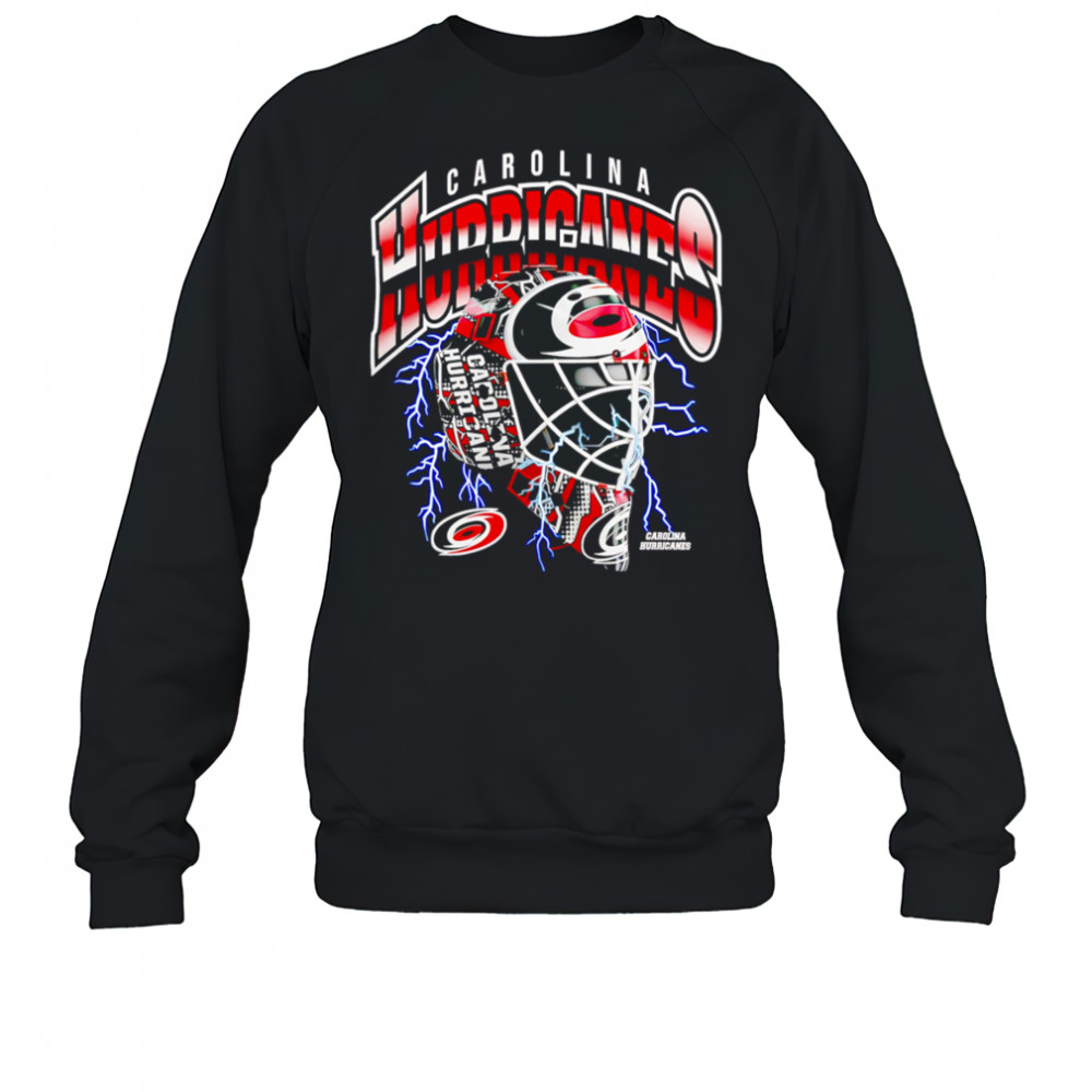 Carolina Hurricanes Crease Lightning helmet shirt Sweatshirt