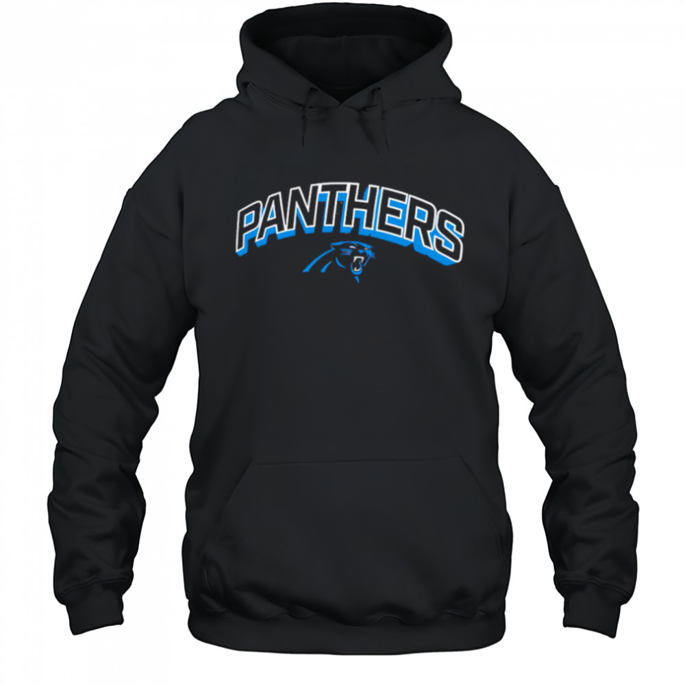 Carolina Panthers NFL Velocity Performance arc shirt Hoodie