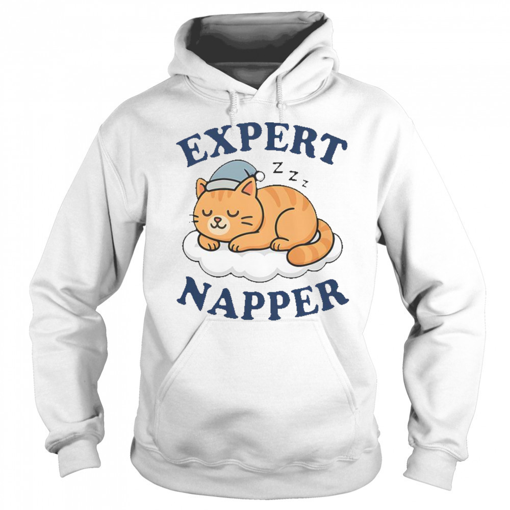 Cat Expert Napper Kitty Sarcasm Humor Cat Saying T-Shirt Sweatshirt