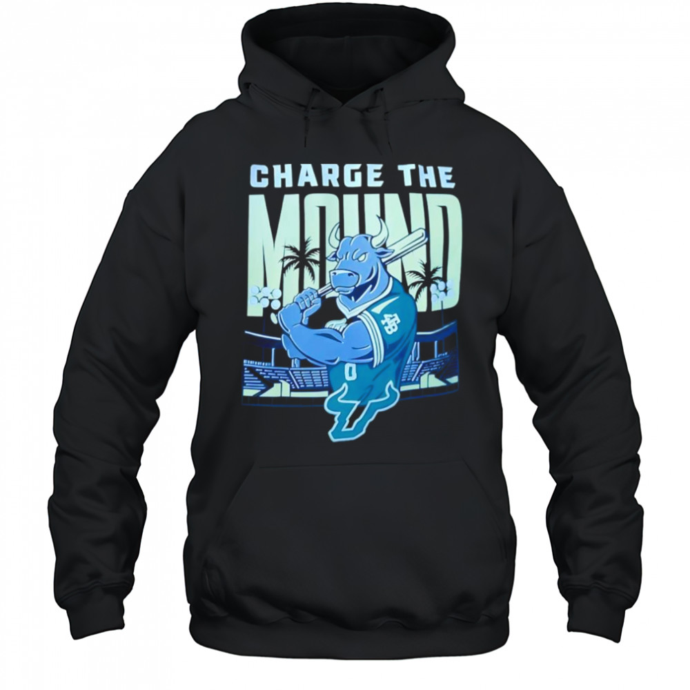 Charge the mound USF Baseball shirt Hoodie