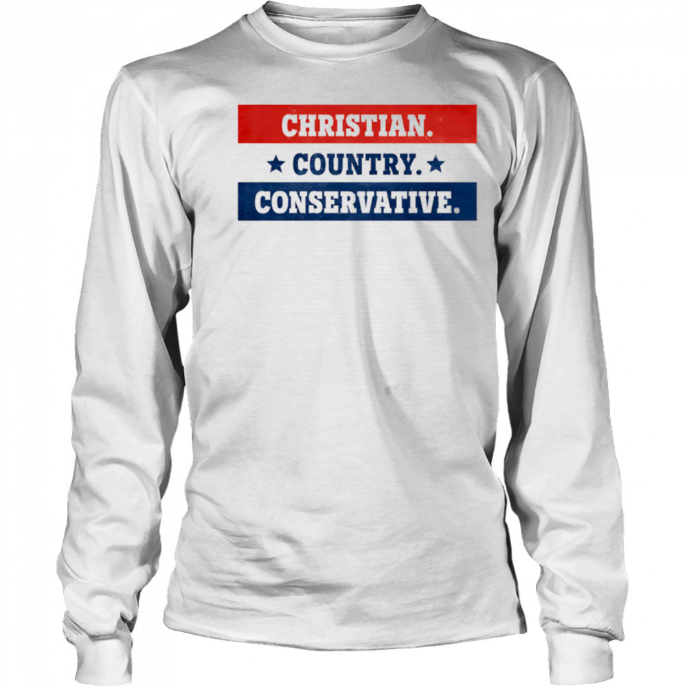 Christian country conservative shirt Long Sleeved