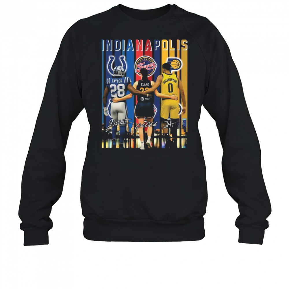 Clark Taylor Haliburton Indianapolis Signature 2025 Shirt Sweatshirt