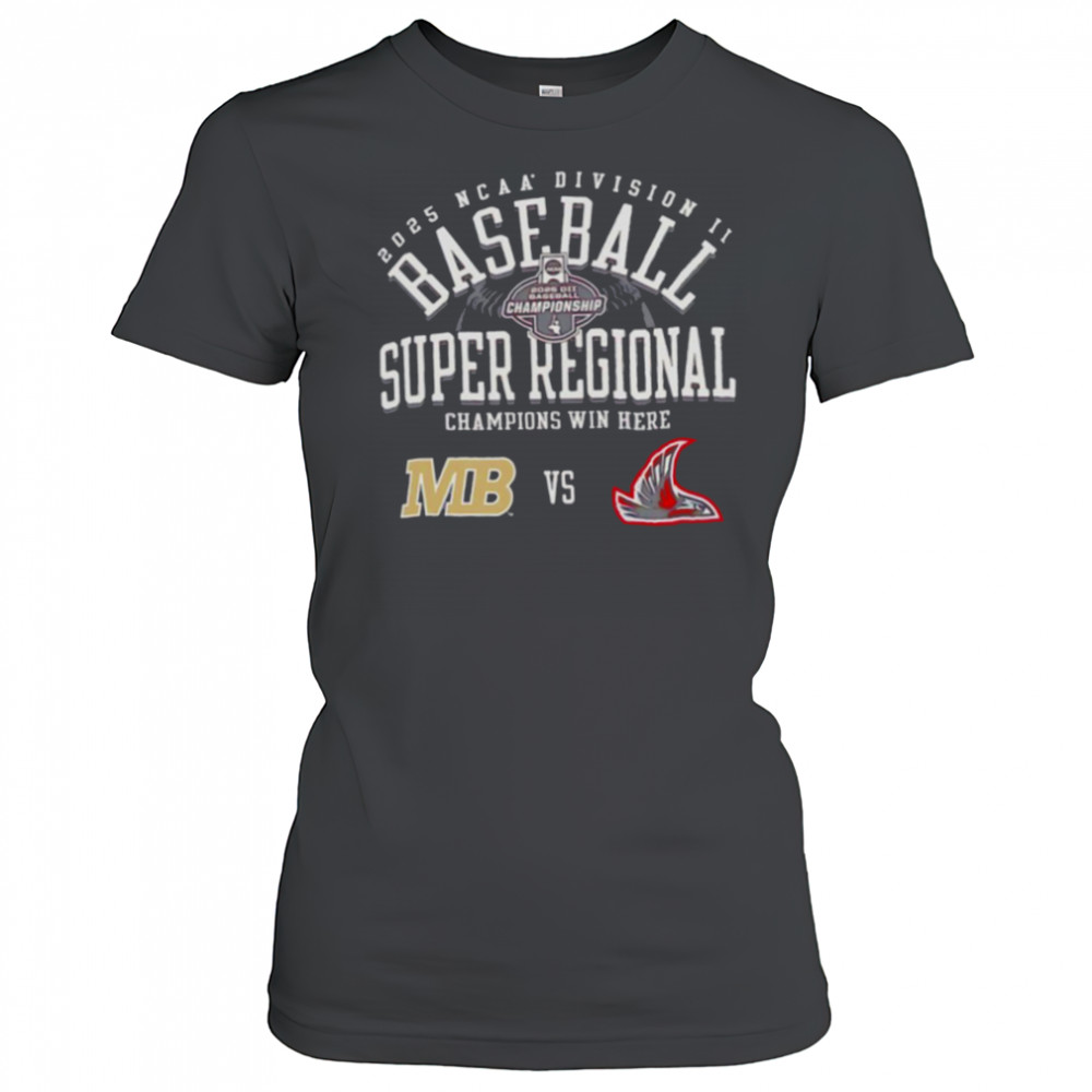 Colorado Mesa vs Northwest Nazarene NCAA Division II Baseball Super Regional Champion Win Here 2025 shirt Women's T-shirt
