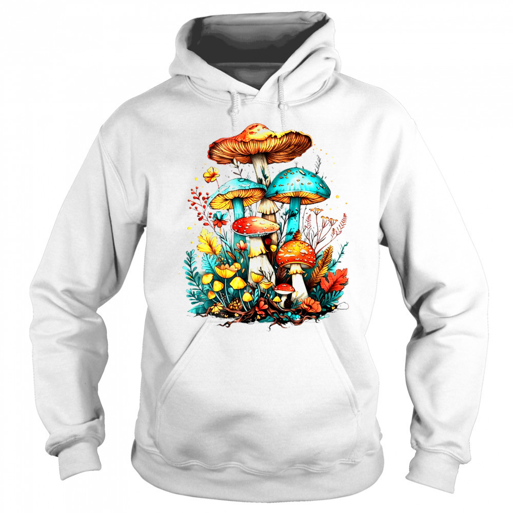 Cottagecore Floral Mushroom Aesthetic Girls Graphic shirt Sweatshirt