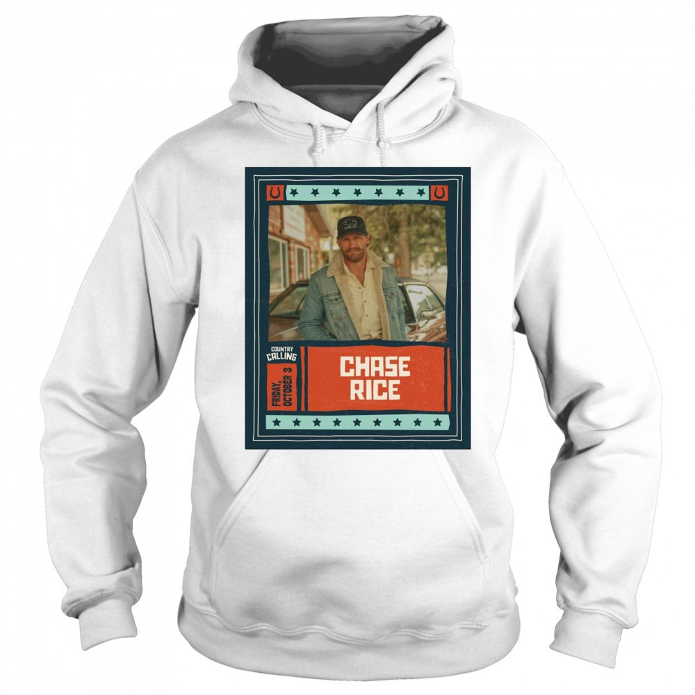 Country Calling Festival Chase Rice Friday October 3 2025 t-shirt Sweatshirt