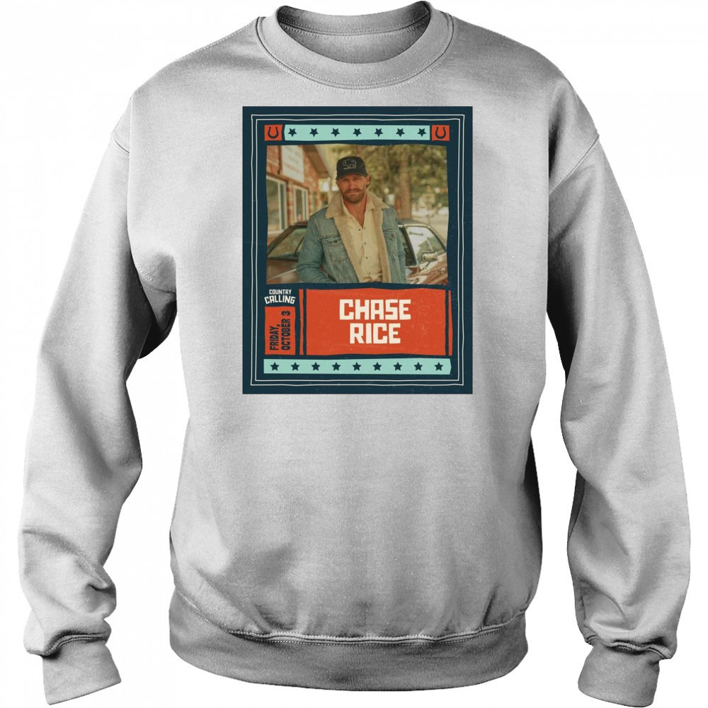 Country Calling Festival Chase Rice Friday October 3 2025 t-shirt Hoodie