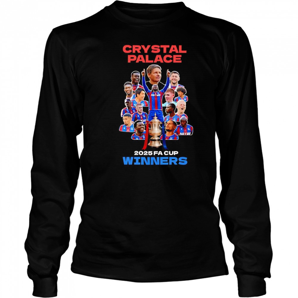 Crystal Palace 2025 FA Cup Winners shirt Long Sleeved