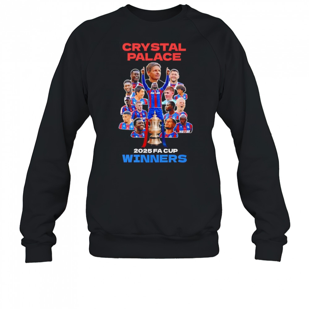 Crystal Palace 2025 FA Cup Winners shirt Sweatshirt