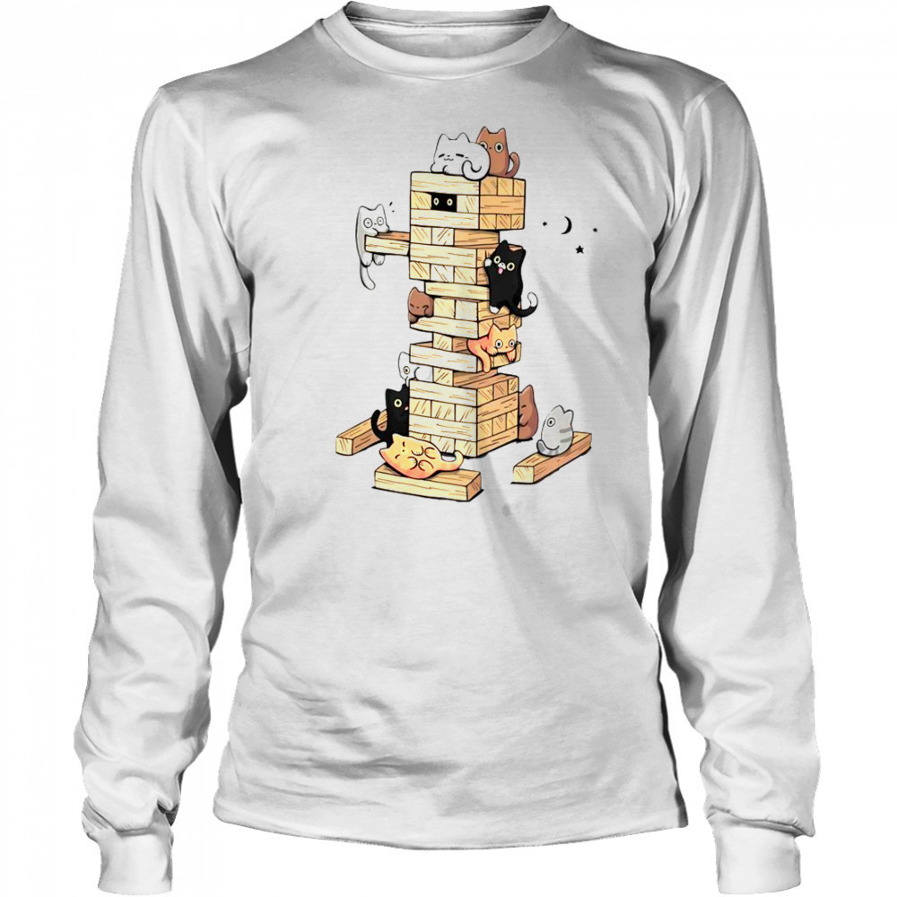 Cute Gaming Kittens T-Shirt Long Sleeved