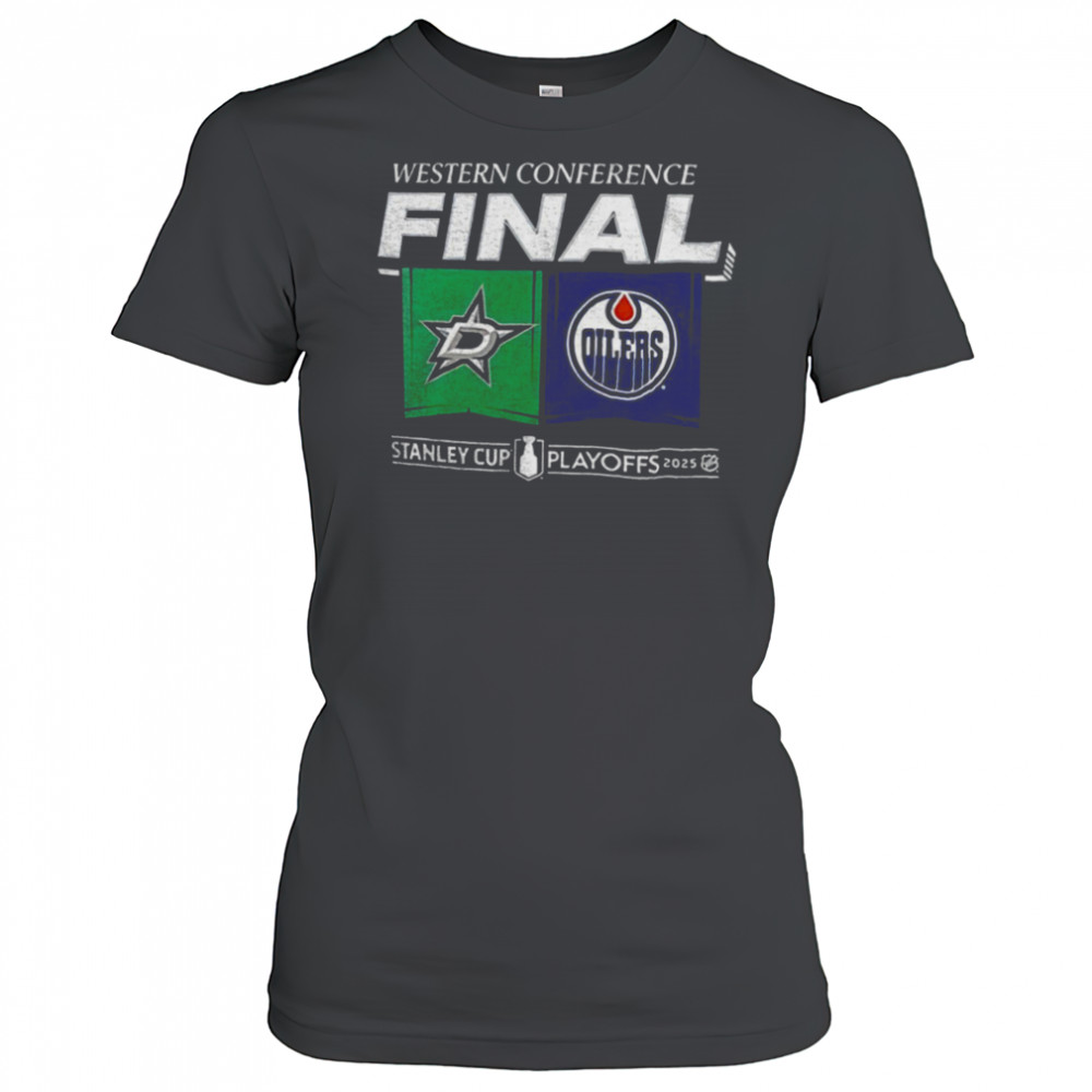 Dallas Stars Vs Edmonton Oilers Western Conference Final Stanley Cup Playoffs 2025 shirt Women's T-shirt