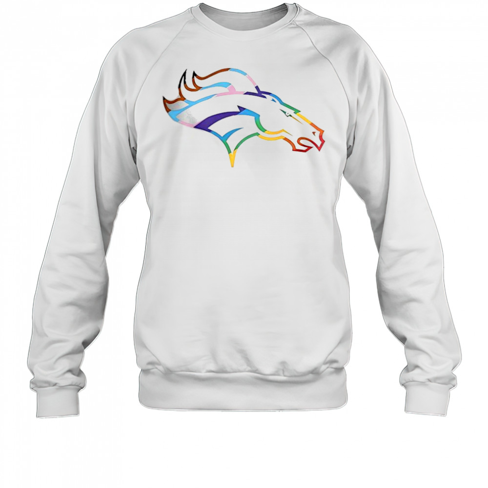 Denver Broncos Logo Pride T-Shirt Sweatshirt