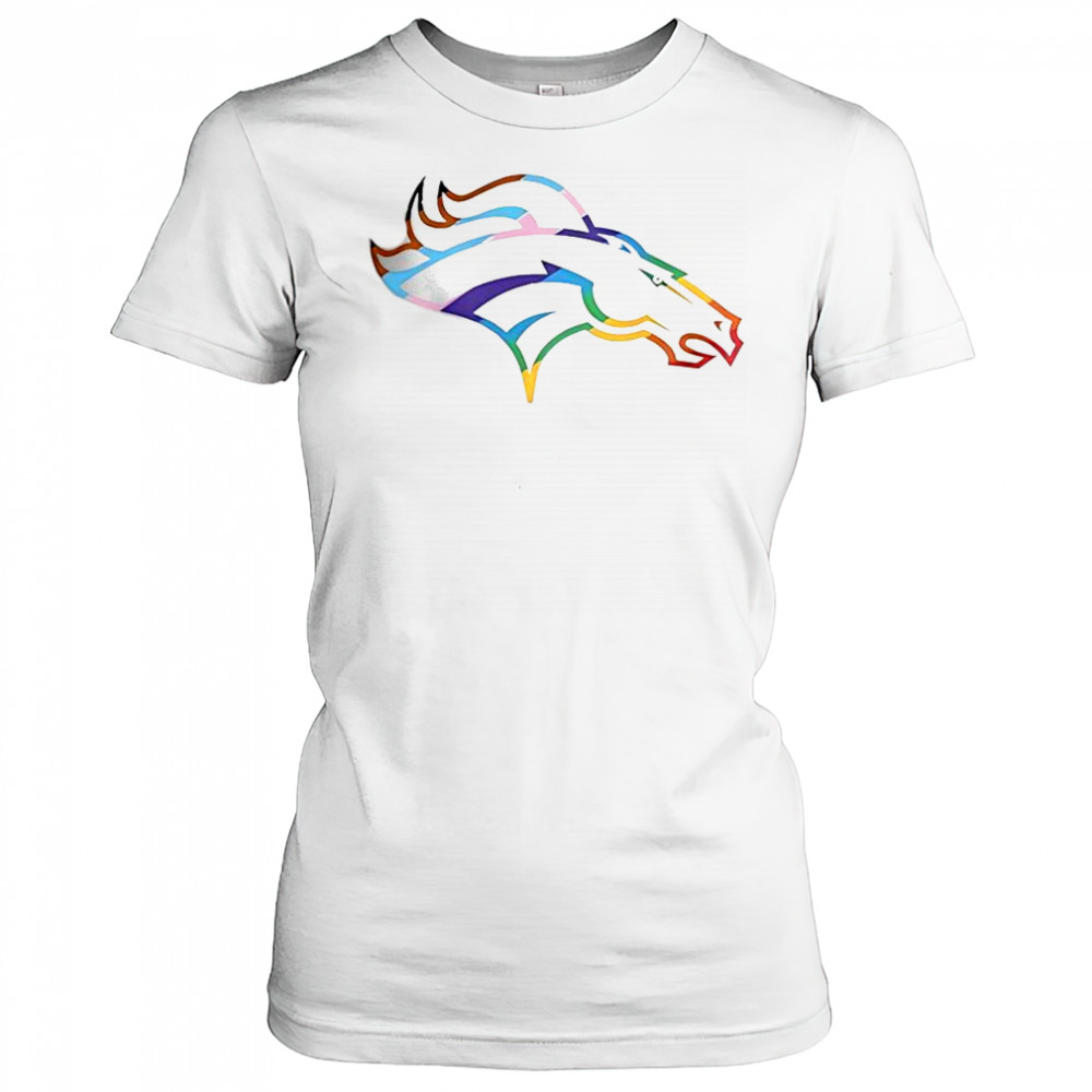 Denver Broncos Logo Pride T-Shirt Women's T-shirt