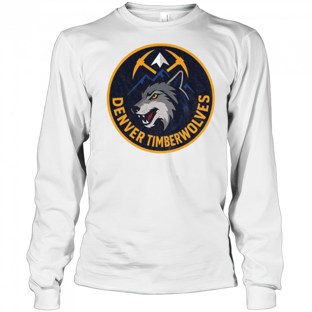 Denver Timberwolves funny NBA logo shirt Long Sleeved