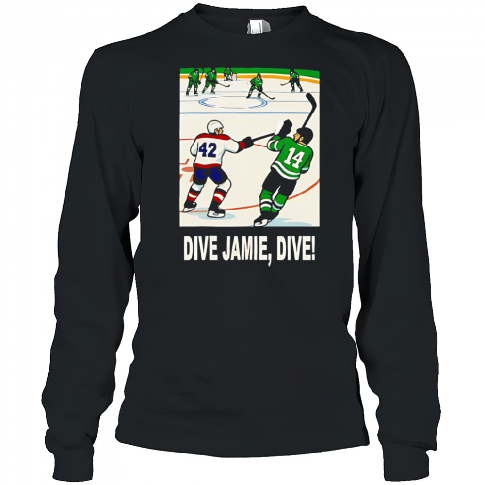 Dive Jamie Dive hockey shirt Long Sleeved