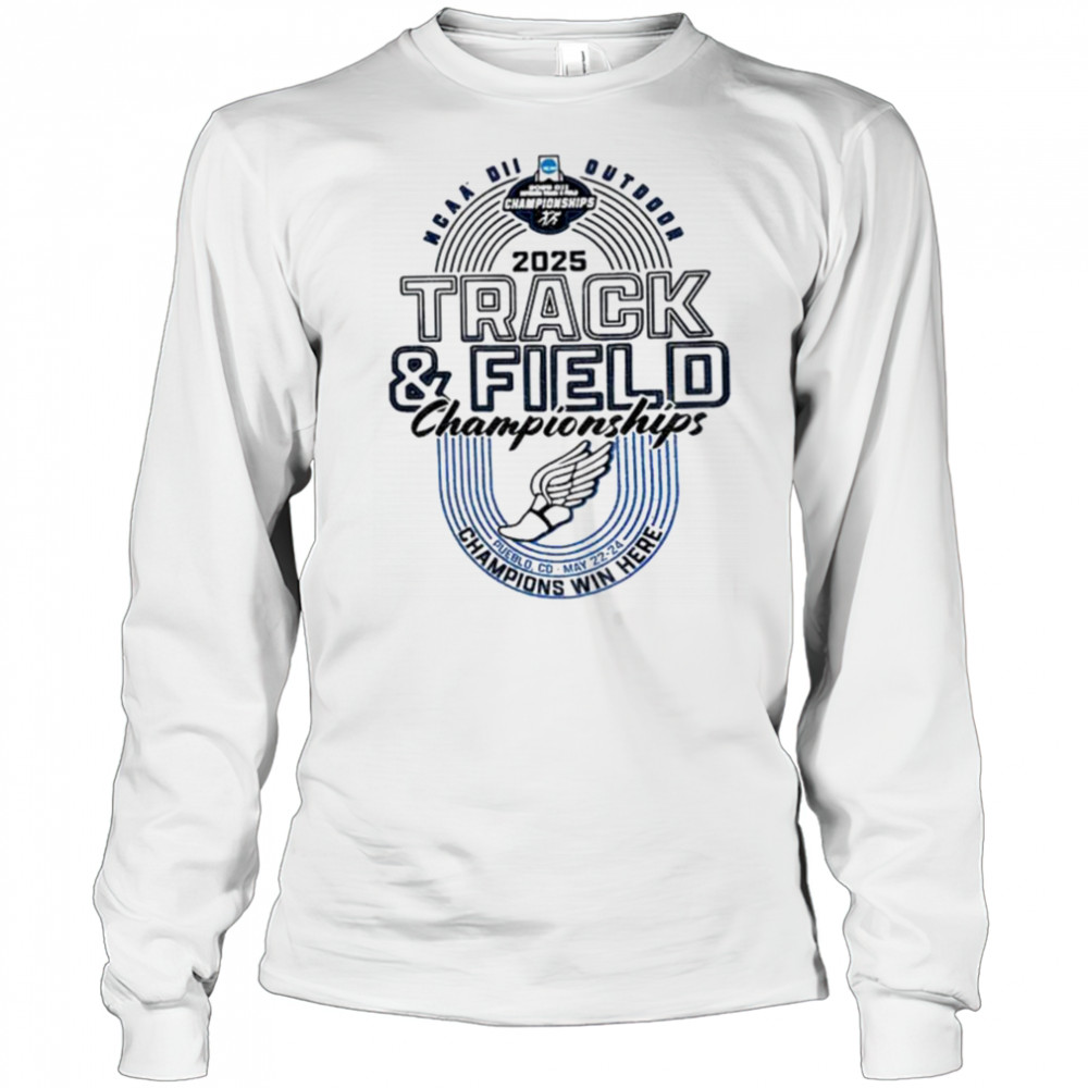 Division II Outdoor Track and Field Championships champions win here shirt Long Sleeved