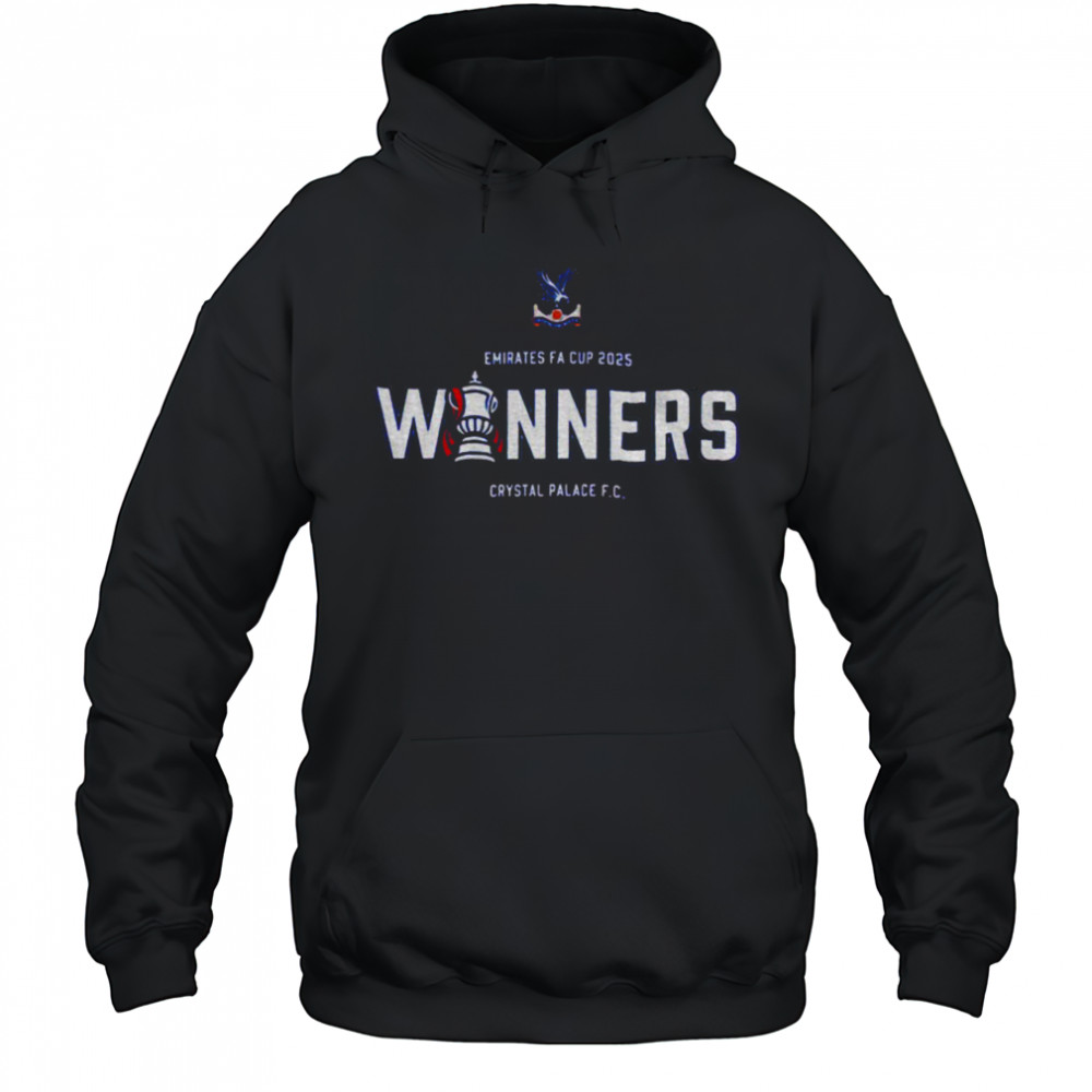 FA Cup Emirates Winners Crystal Palace Football Club 24 25 shirt Hoodie