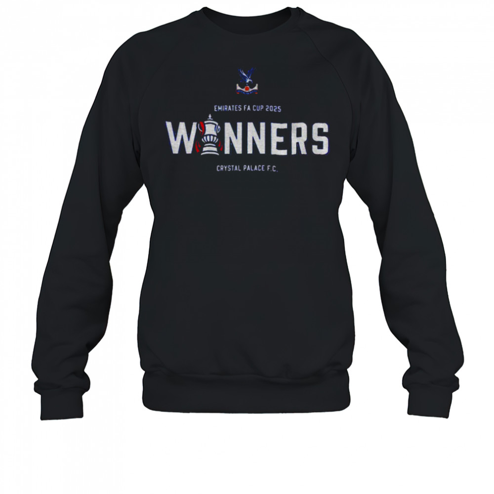 FA Cup Emirates Winners Crystal Palace Football Club 24 25 shirt Sweatshirt