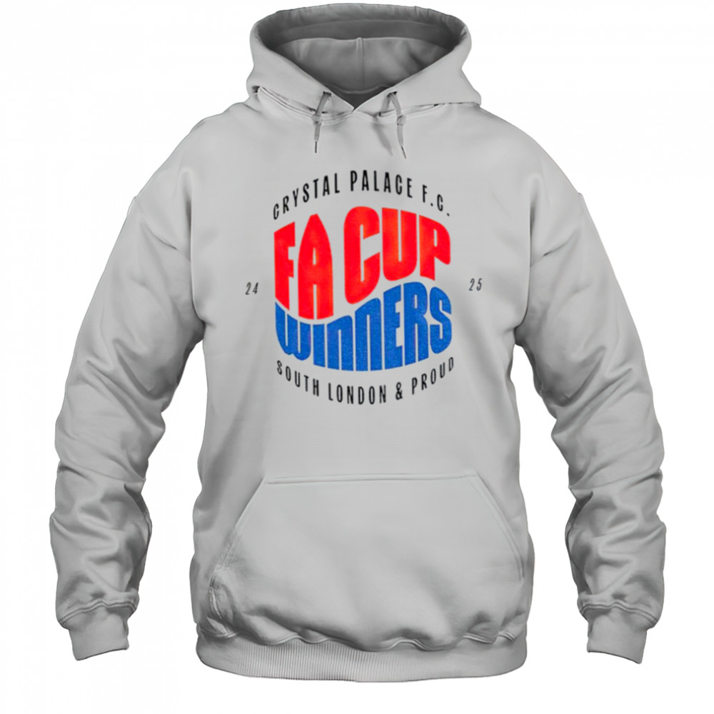FA Cup Winners Crystal Palace FC 24 25 shirt Hoodie