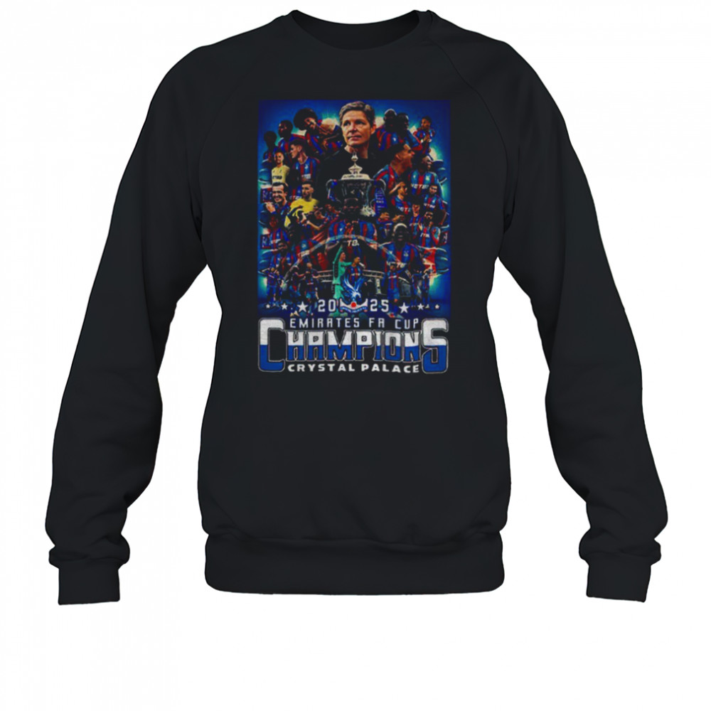 FA Cup Winners Crystal Palace Football Club players 2025 shirt Sweatshirt