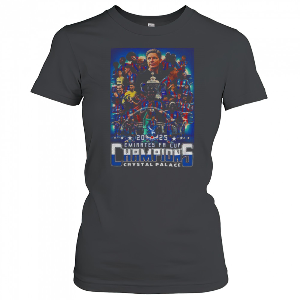FA Cup Winners Crystal Palace Football Club players 2025 shirt Women's T-shirt