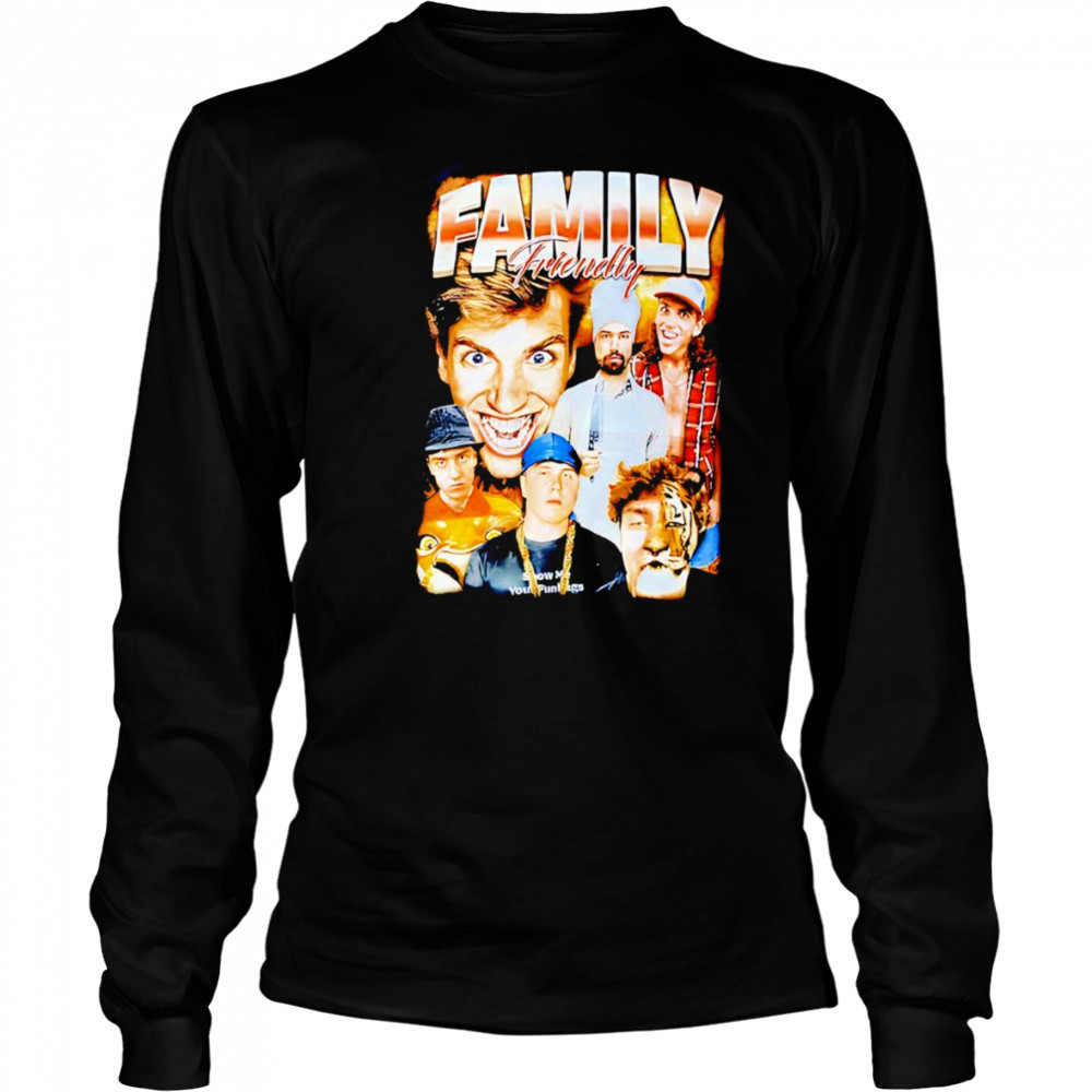 Family friendly retro shirt Long Sleeved