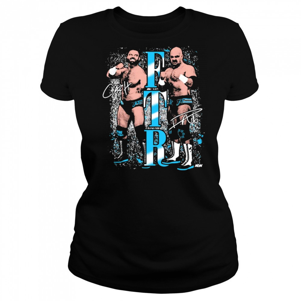 FTR – Just Fists AEW Graphics Signatures t-shirt Women's T-shirt