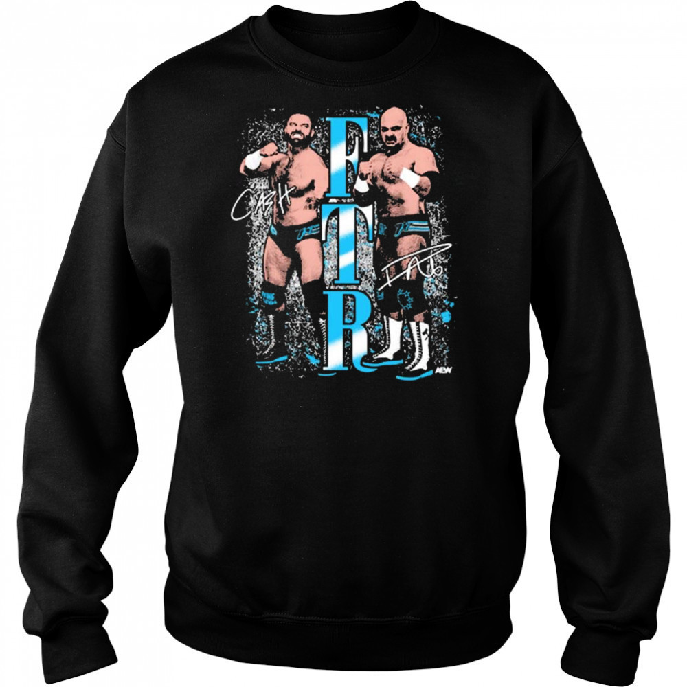 FTR – Just Fists AEW Graphics Signatures t-shirt Hoodie