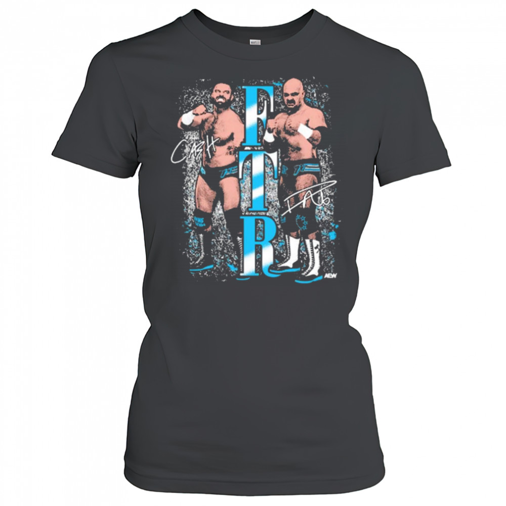 FTR – Just Fists AEW Graphics Signatures t-shirt Women's T-shirt