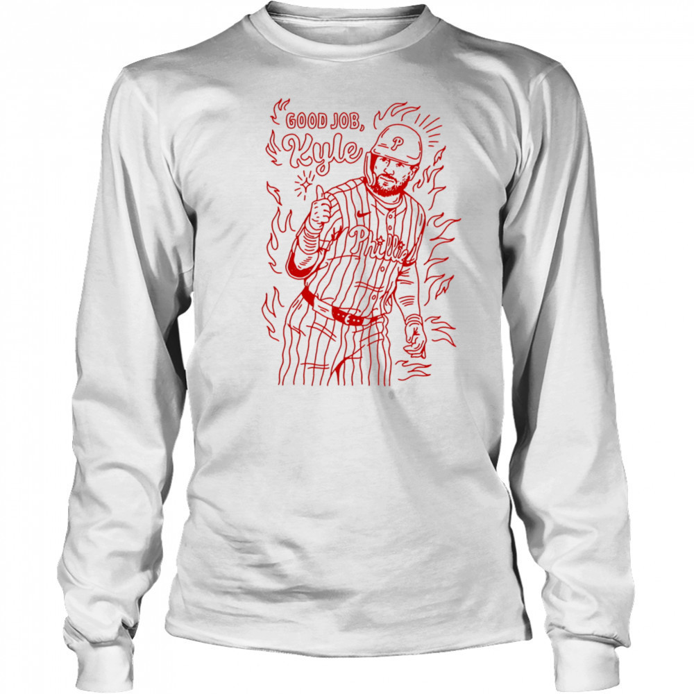 Good job Kyle Schwarber drawing shirt Long Sleeved