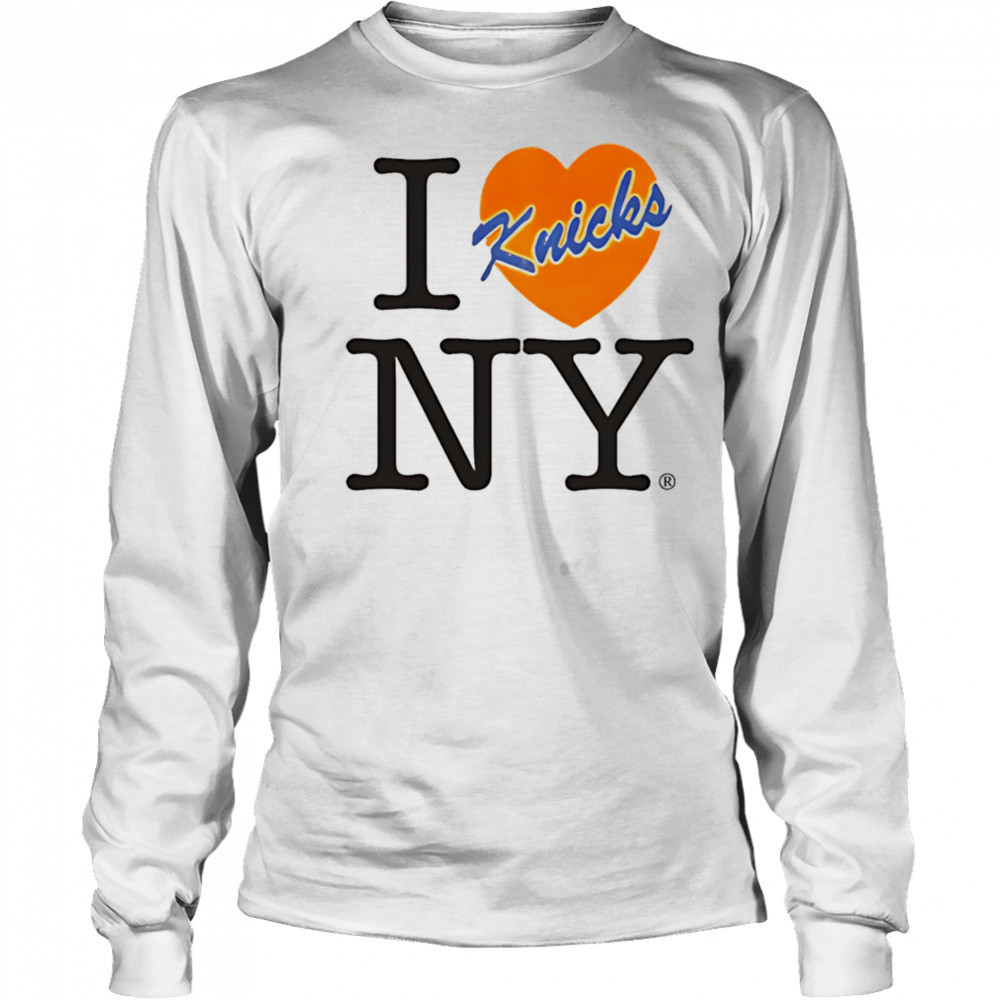 I Love New York Knicks shirt Long Sleeved