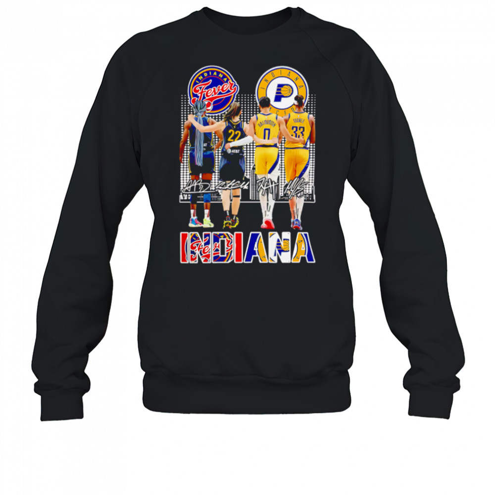 Indiana Fever and Indiana Pacers Signatures shirt Sweatshirt