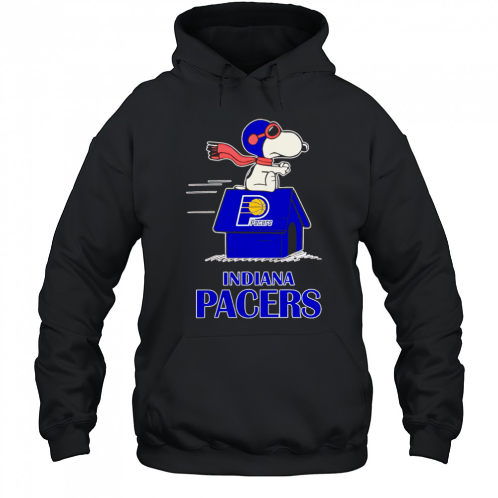 Indiana Pacers Nba Basketball Snoopy House 2025 shirt Hoodie